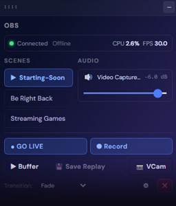 OBS Controls